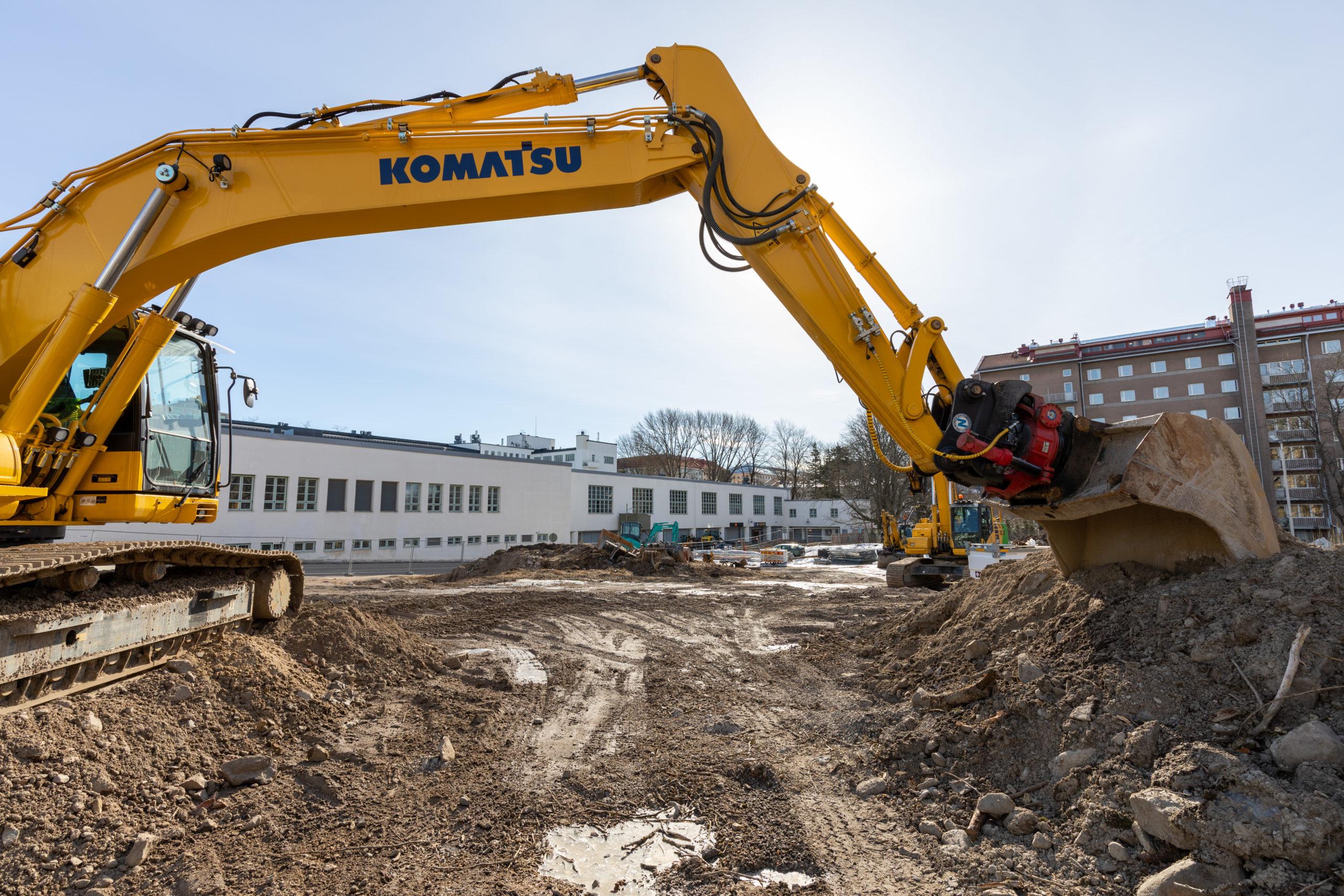 Construction of Meander apartment building has begun in Töölö