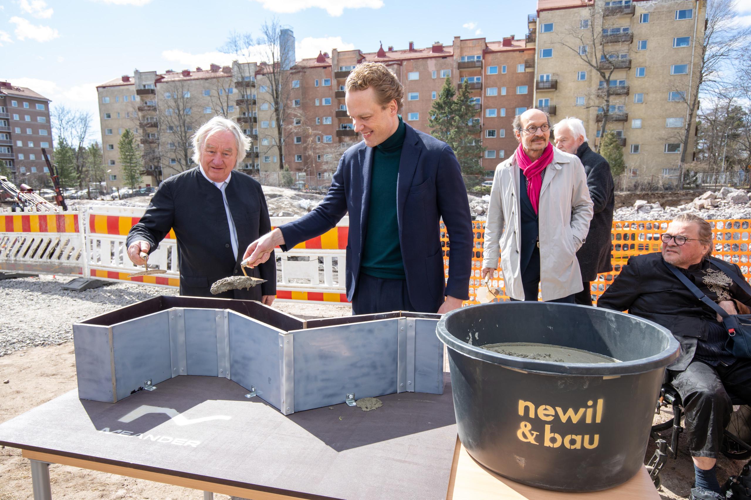 “It’s finally coming true” – the foundation stone of Meander was laid in Töölö