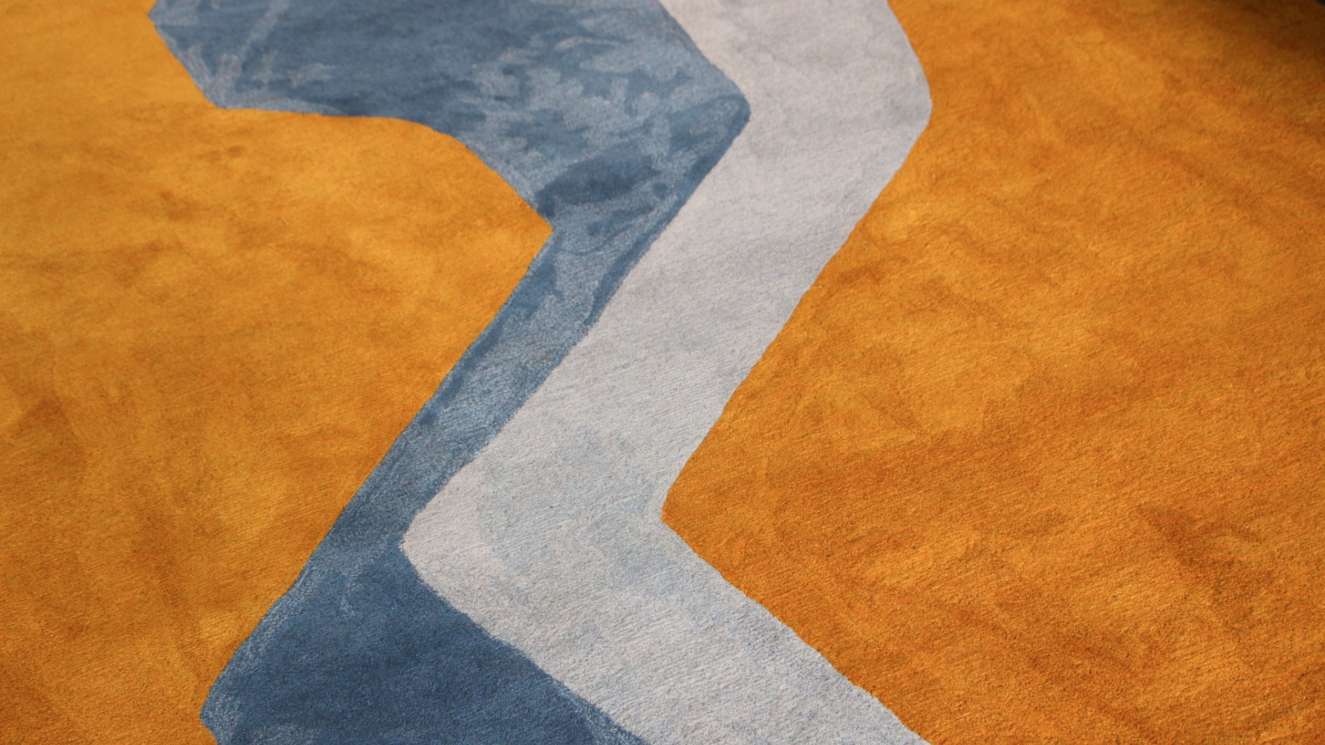 Meander’s Design Language Comes to Life in Textiles – Finarte’s Unique Rug and Wall Tapestry 